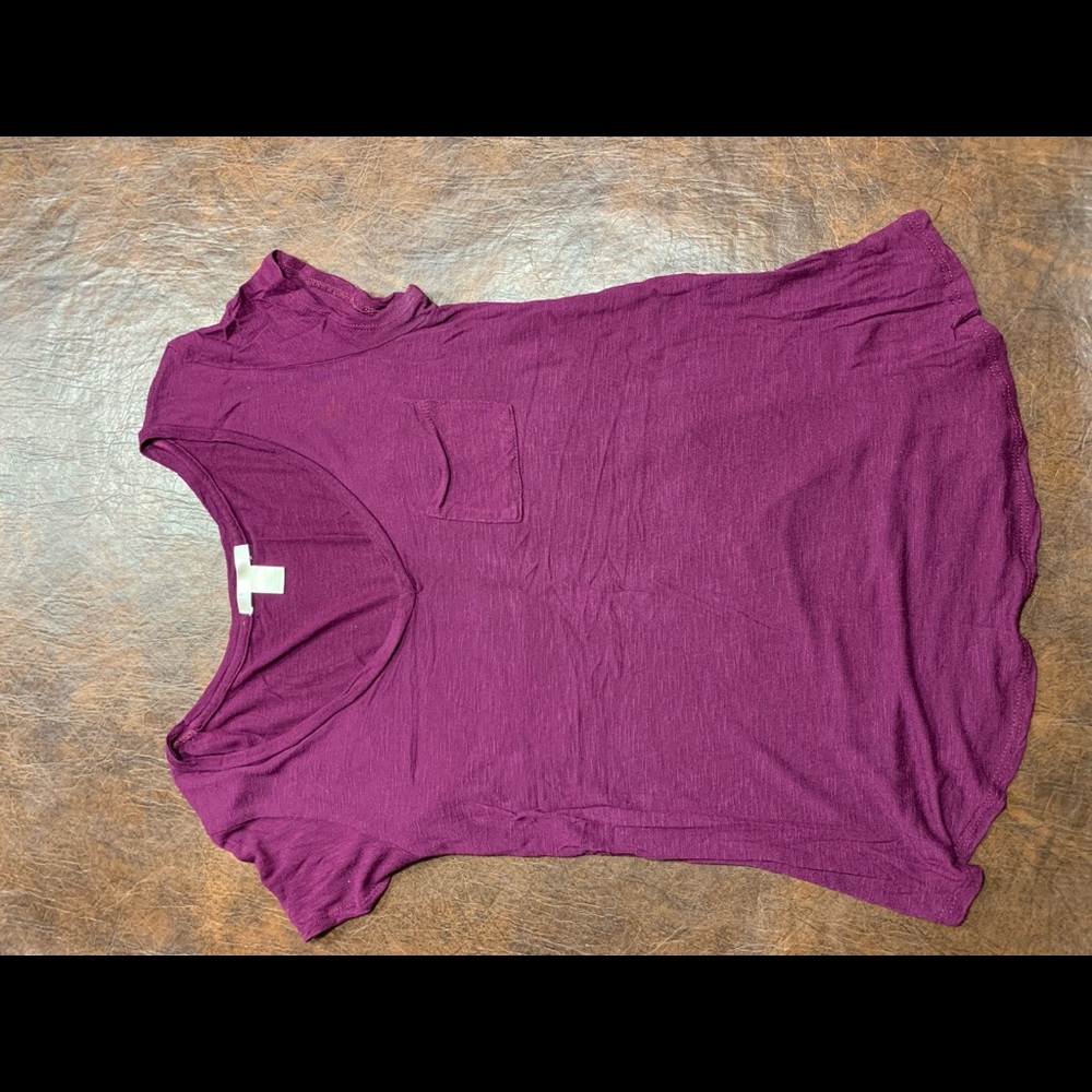 Maroon shirt